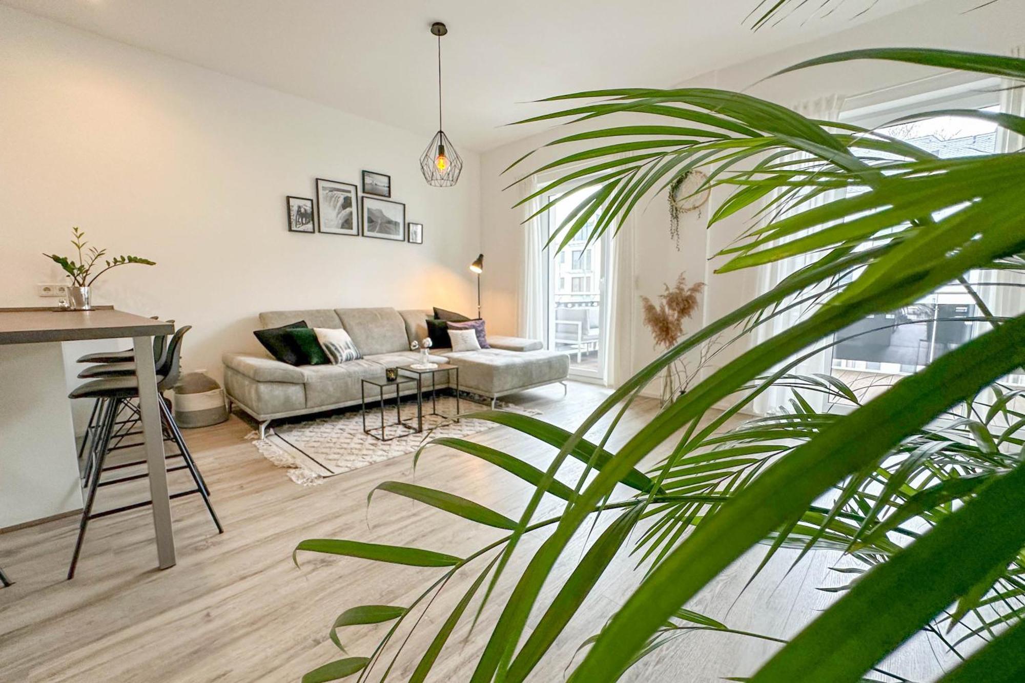 Modernes Trierer Cityloft Mit Grossem Balkon Exterior foto
